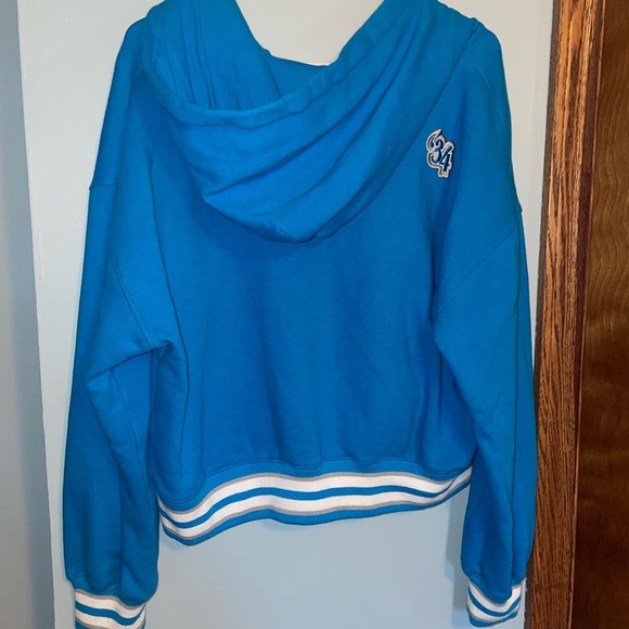 Women’s Large Detroit Lions Cropped Sweatshirt - Picture 4 of 6